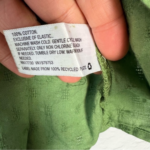 Women's Puff Cap Sleeve Top - Universal Thread™ Green - Picture 12 of 12